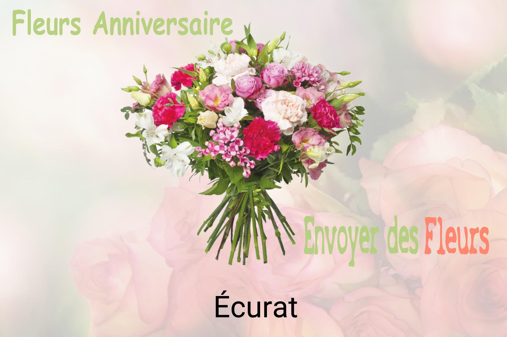 Bouquet de fleurs d’anniversaire livré à Écurat